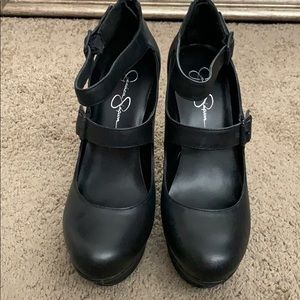 Jessica Simpson platform pumps